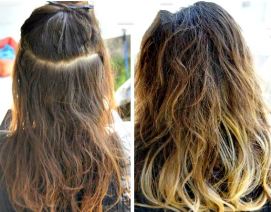 Осветление волос лимоном фото до и после