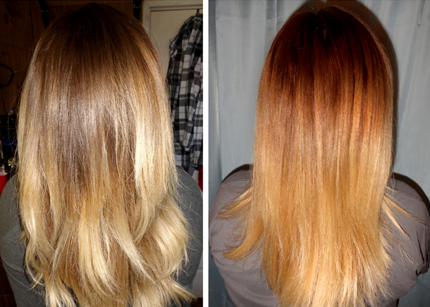 Тонирование волос фото до и после Отзывы